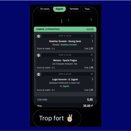 Témoignage - Trop fort